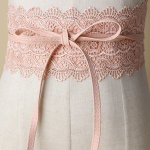 Leather & Lace Wrap Belt | Women Obi Belt Retro Faux Leather Wrap Band #758